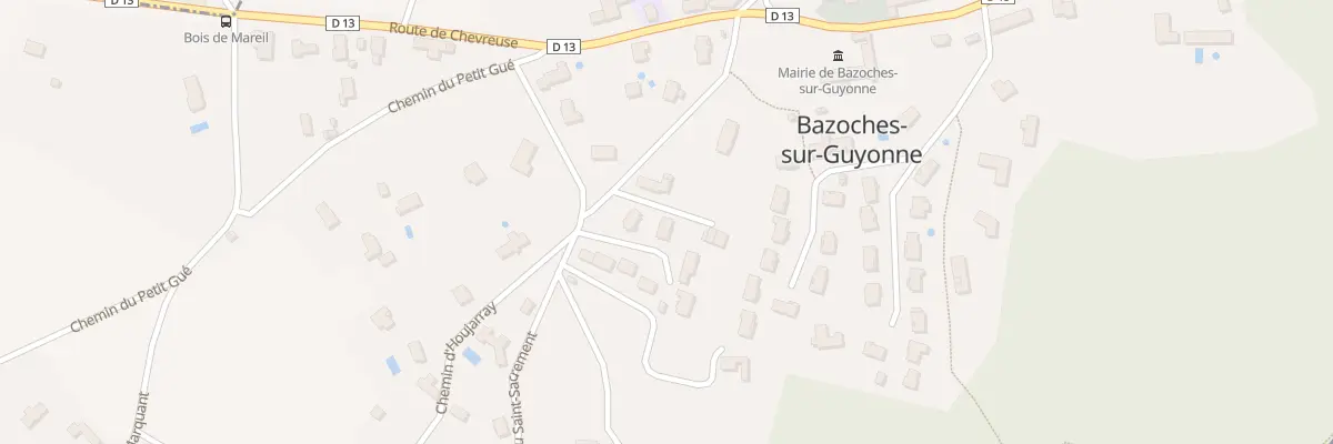 Plan du 20 Che du St Sacrement à Bazoches-sur-Guyonne