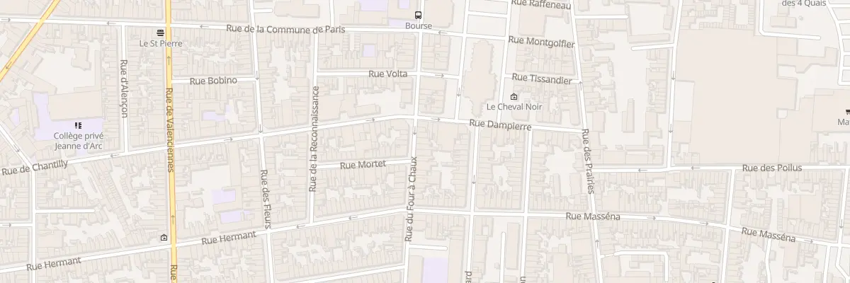 Plan du 57 Rue du Four à Chaux à Calais