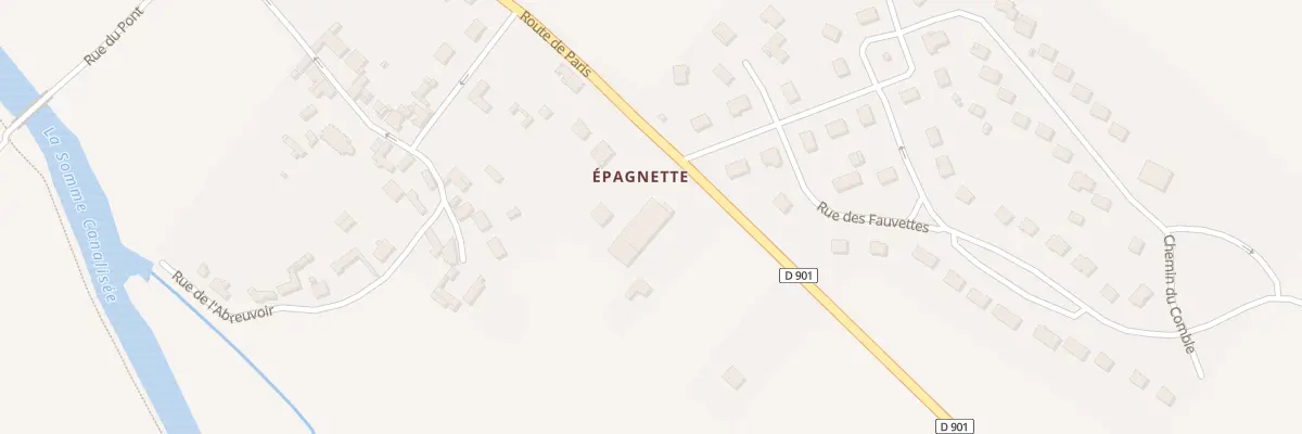 Plan du 60B Rte de Paris à Épagne-Épagnette