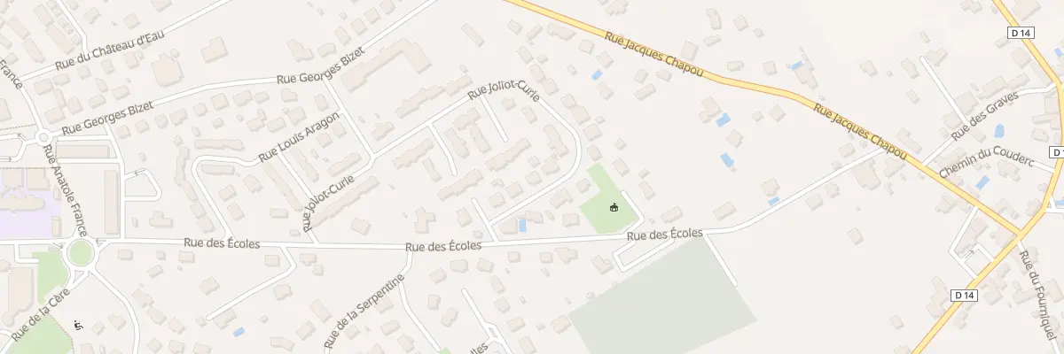 Plan du 40 Rue Joliot Curie à Biars-sur-Cère
