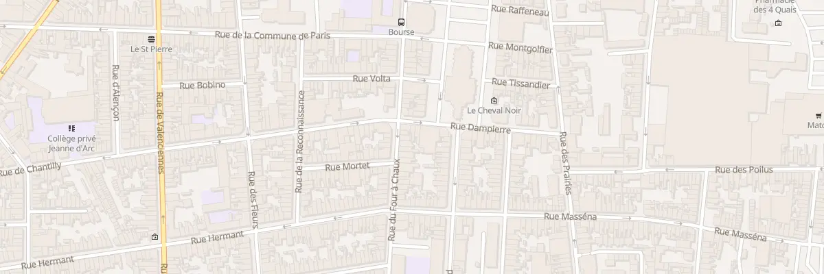 Plan du 53 Rue du Four à Chaux à Calais