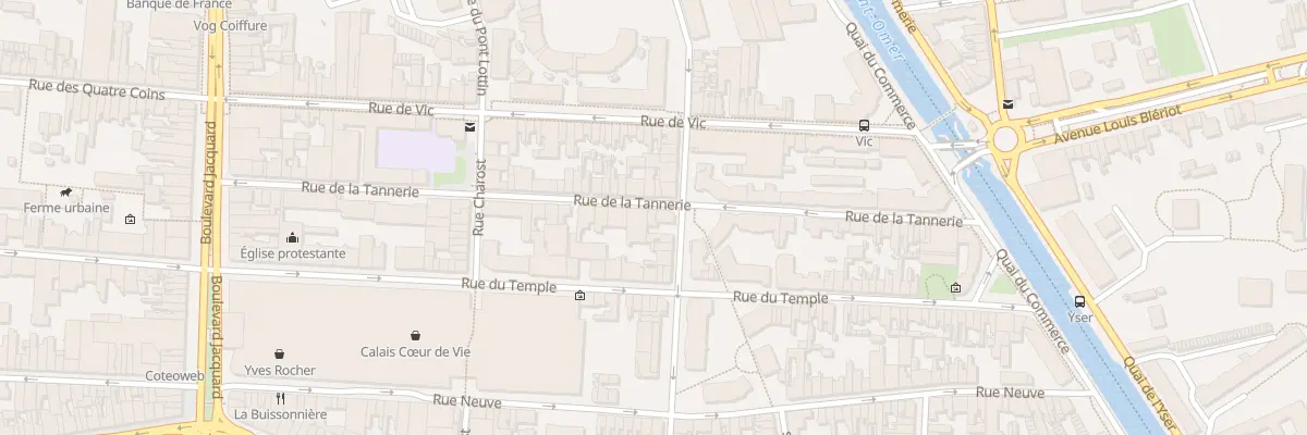 Plan du 58 Rue de la Tannerie à Calais