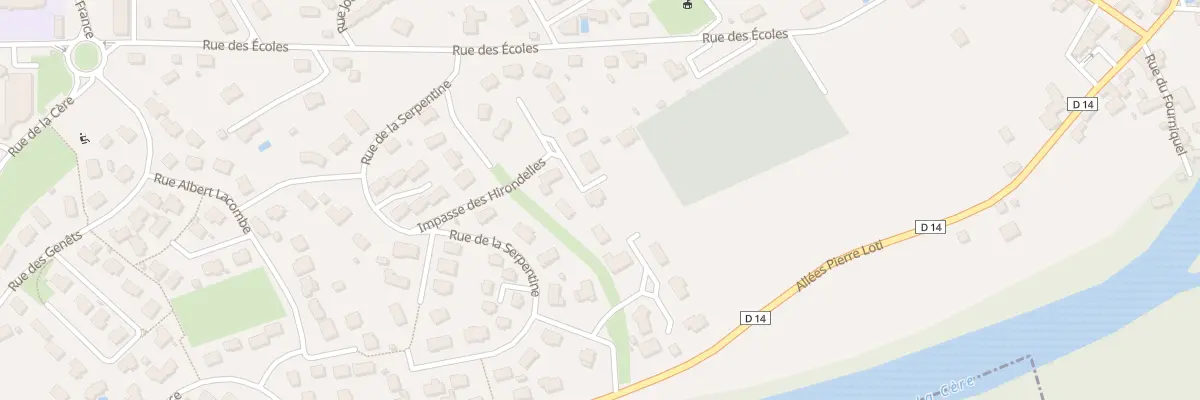Plan du 3 Imp des Hirondelles à Latouille-Lentillac