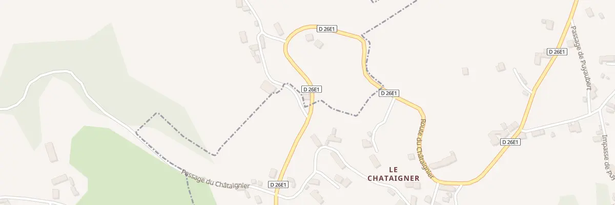 Plan du 1 La Geraudie à Saint-Martial-de-Gimel