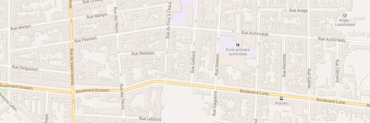 Plan du 62 Rue Gaillard à Calais