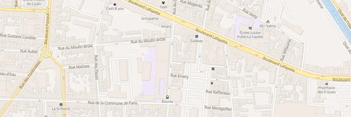 Plan du 19 Rue du Four à Chaux à Calais