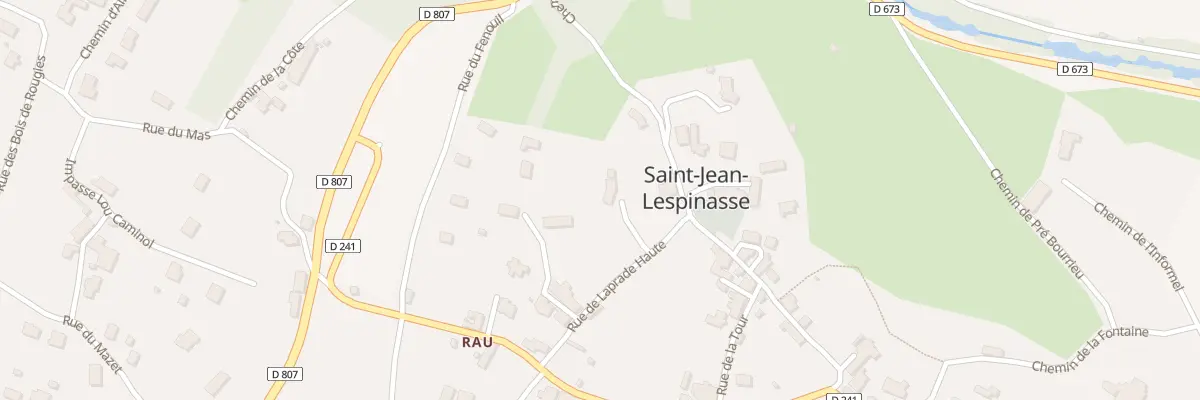 Plan du 139 Rue de Laprade Haute à Saint-Jean-Lespinasse