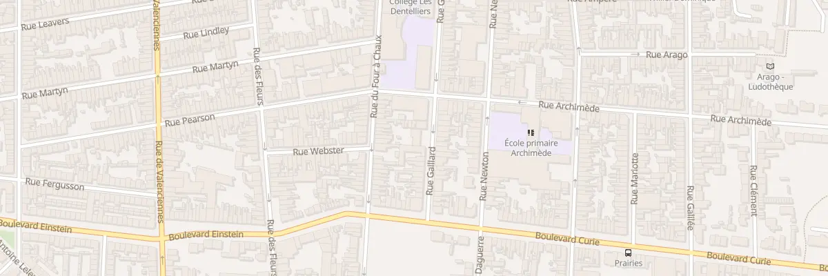 Plan du 52 Rue Gaillard à Calais