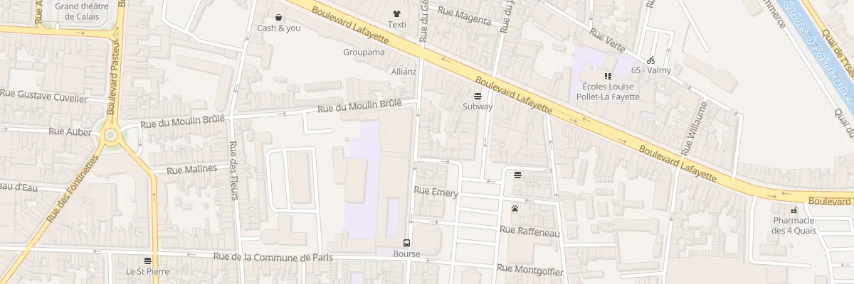 Plan du 17 Rue du Four à Chaux à Calais
