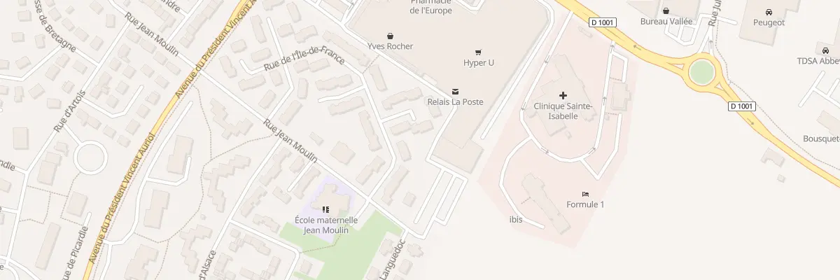 Plan du 93 Rue d’Ile de France à Abbeville