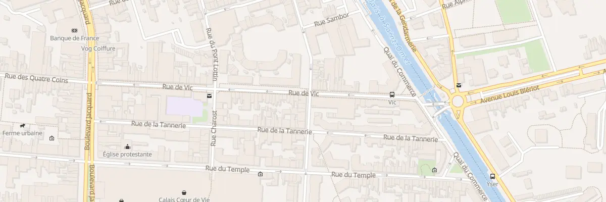 Plan du 52 Rue de Vic à Calais