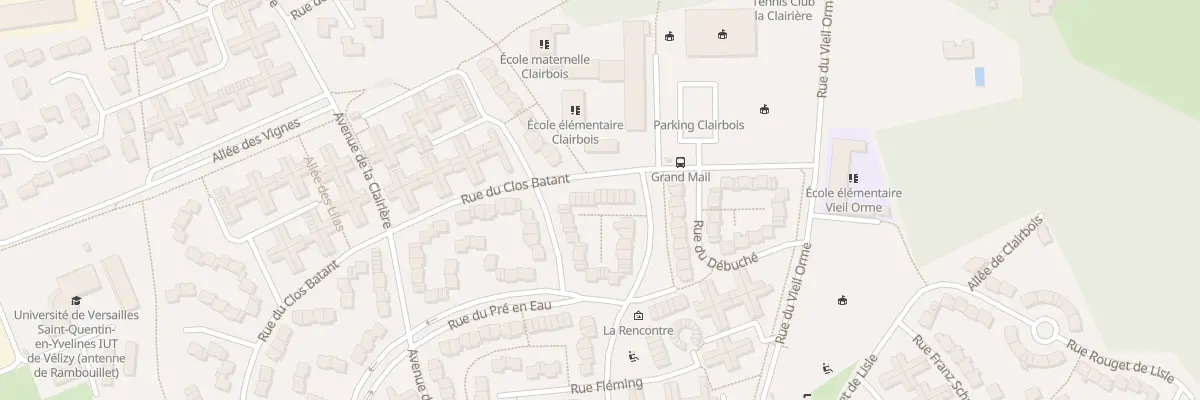 Plan du 19 Rue du Clos Bâtant à Rambouillet