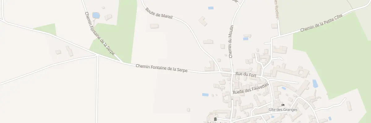 Plan du 2 Che Fontaine de la Serpe à Montainville