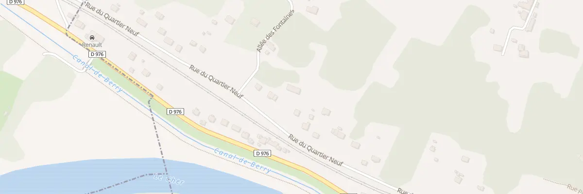 Plan du 74 Rue du Quartier Neuf à Mennetou-sur-Cher