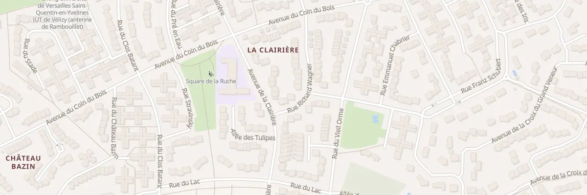 Plan du 22 Rue Richard Wagner à Rambouillet