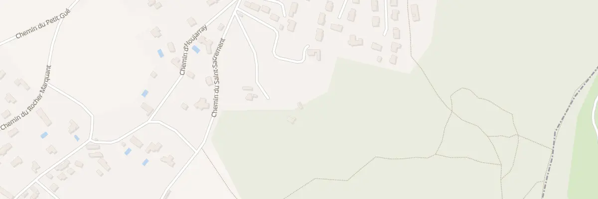 Plan du 6 Che du St Sacrement à Bazoches-sur-Guyonne