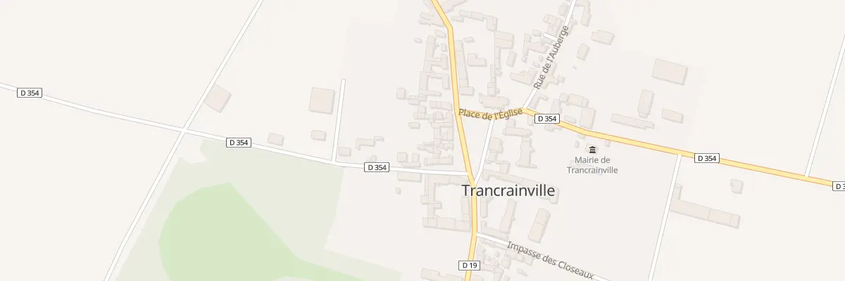 Plan du 12 Pl de l’Eglise à Trancrainville