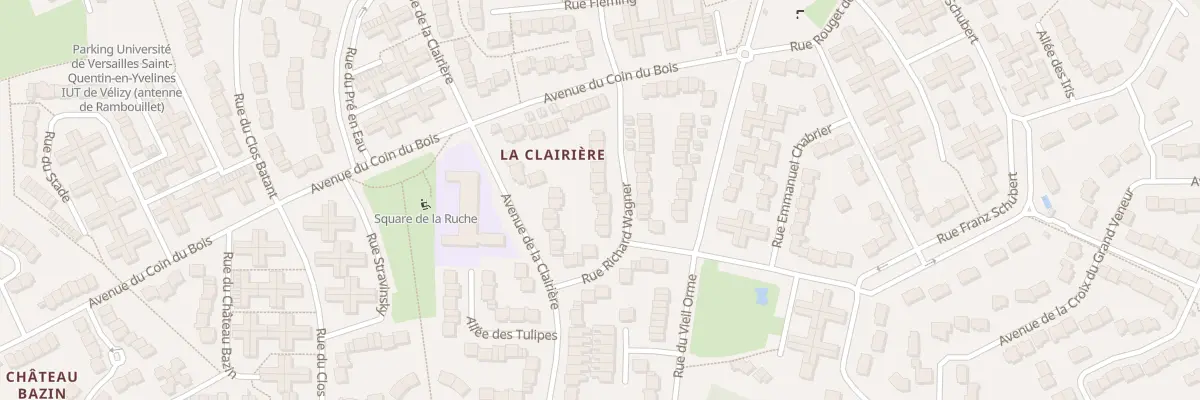 Plan du 14 Rue Richard Wagner à Rambouillet