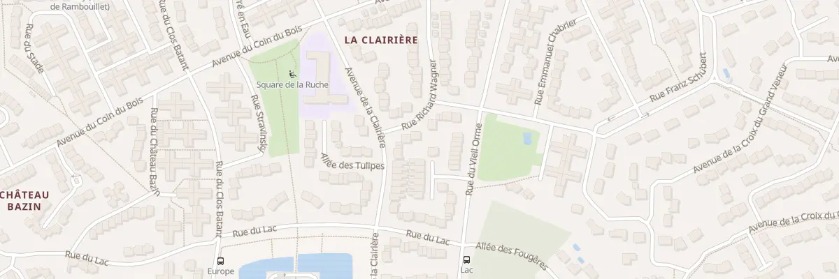 Plan du 29 Rue Richard Wagner à Rambouillet