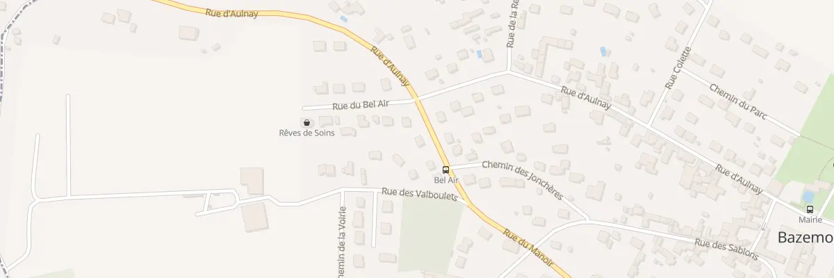 Plan du 2 Rue du Manoir à Bazemont