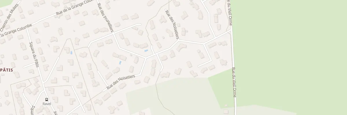 Plan du 11 Rue des Noisetiers à Rambouillet