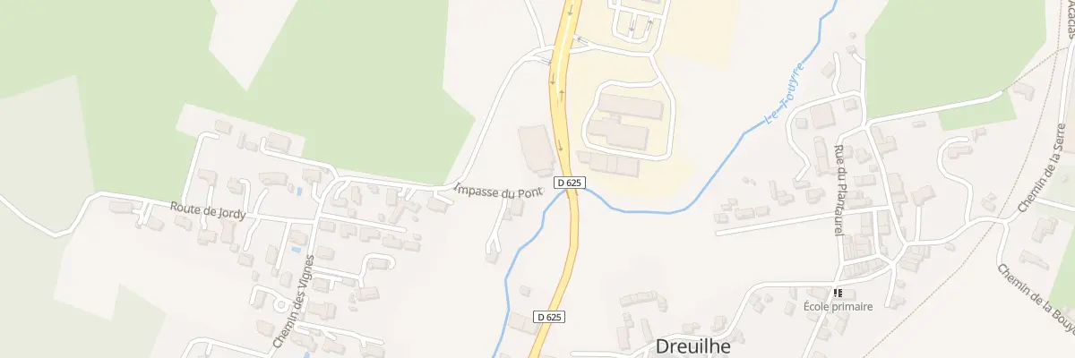 Plan du 1 Rte de Mirepoix à Dreuilhe