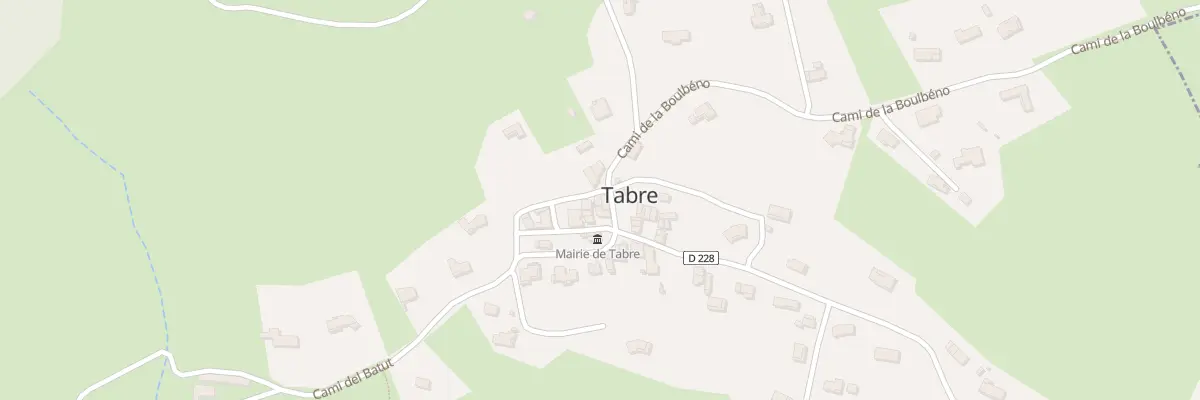 Plan du 2 Cae del Courredou à Tabre