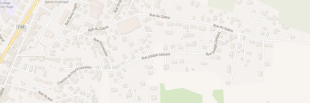 Plan du 5 Rue Joseph Delsaut à Lavelanet