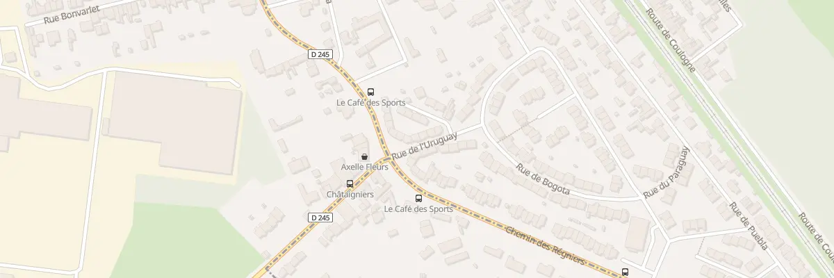 Plan du 29 Rue d’Uruguay à Calais