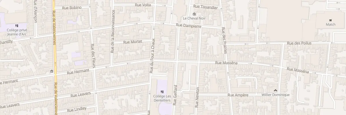 Plan du 24 Rue Gaillard à Calais