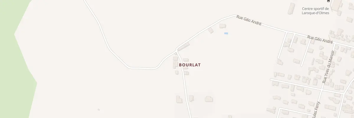 Plan du 855 Bourlat à Laroque-d’Olmes