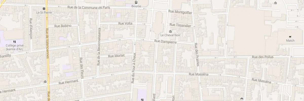 Plan du 6 Rue Gaillard à Calais