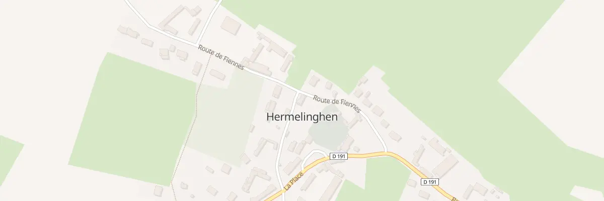 Plan du 151 Rte de Fiennes à Hermelinghen