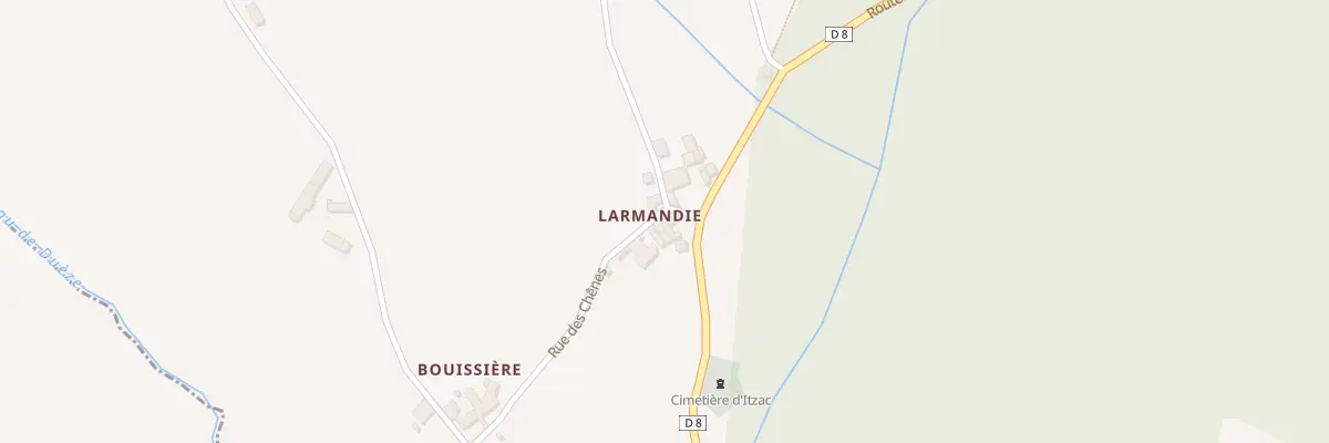 Plan du 5052 Larmandie à Itzac