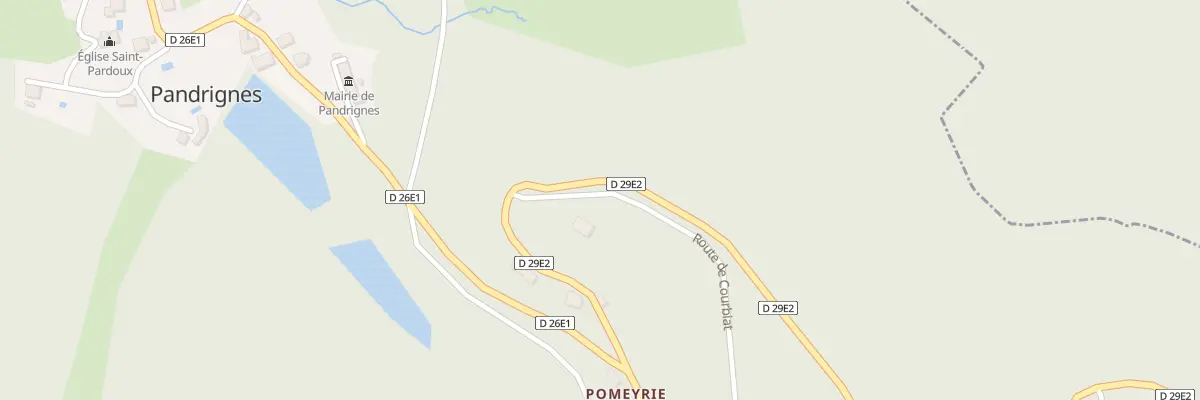 Plan du 5015 Pomeyrie à Pandrignes