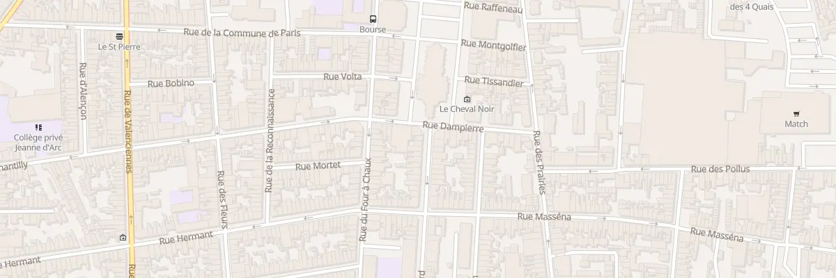 Plan du 2 Rue Gaillard à Calais