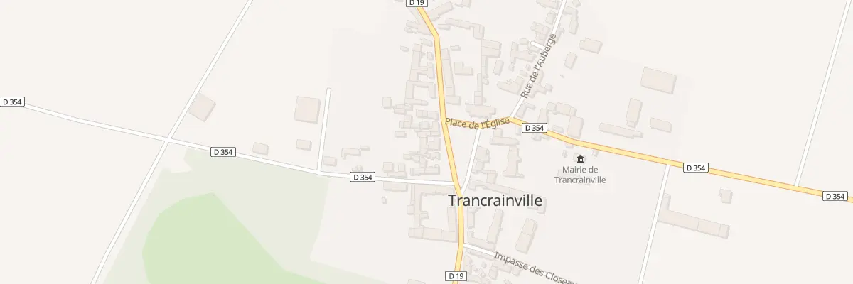 Plan du 13 Pl de l’Eglise à Trancrainville
