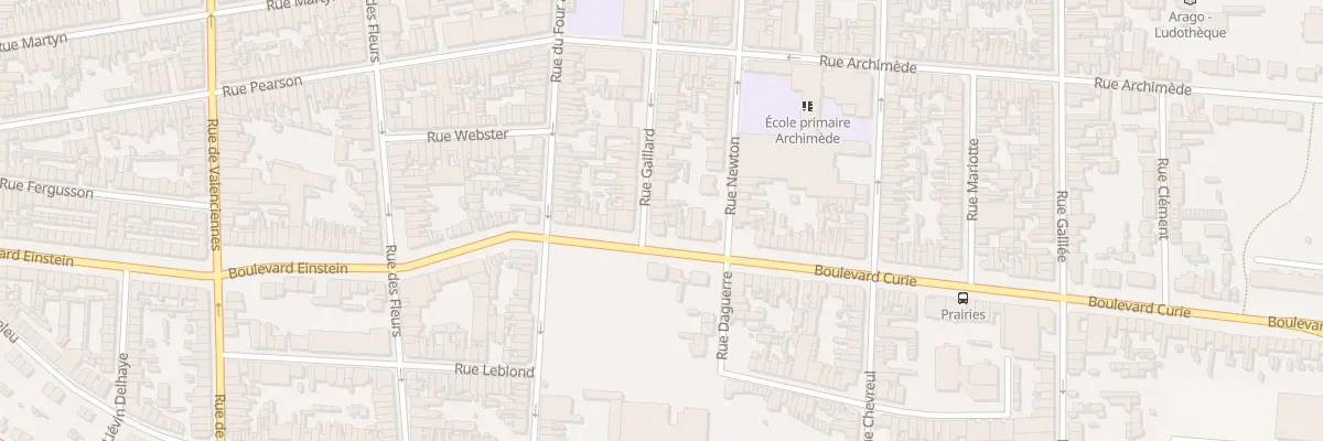 Plan du 107 Rue Gaillard à Calais