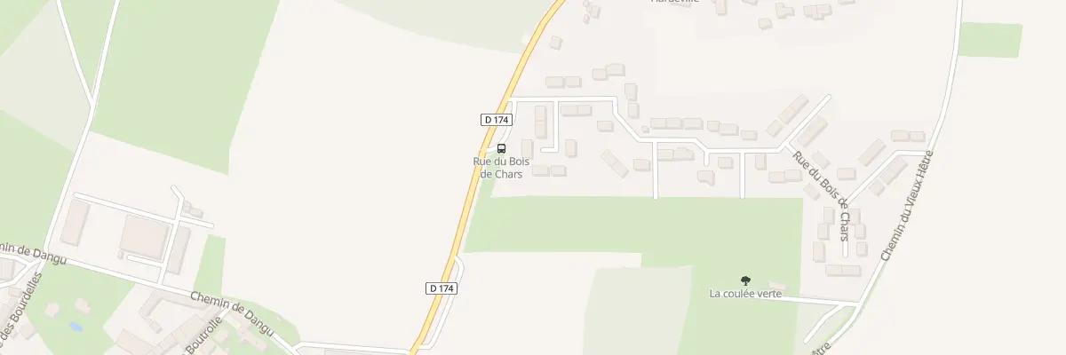 Plan du 8 Rue du Bois de Chars à Nucourt