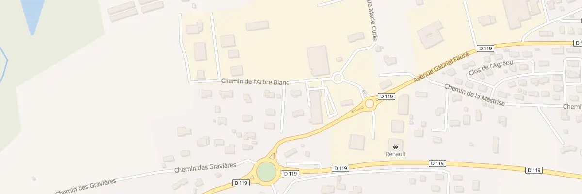 Plan du 1740 Che de l’Arbre Blanc à Mirepoix
