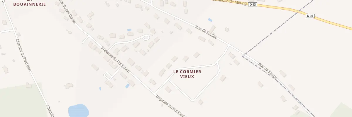 Plan du 95 Rue des Trois Merlettes à La Ferté-Beauharnais