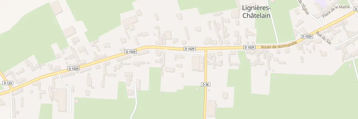 Plan du 75 Rte de Normandie à Lignières-Châtelain