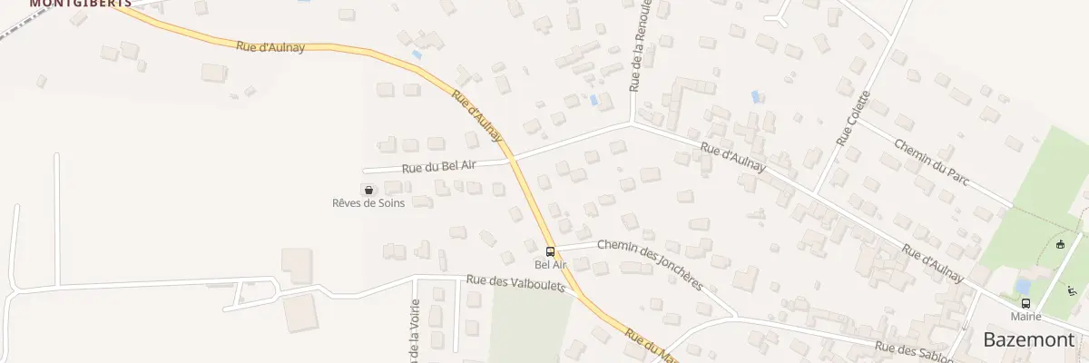 Plan du 1 Rue du Manoir à Bazemont