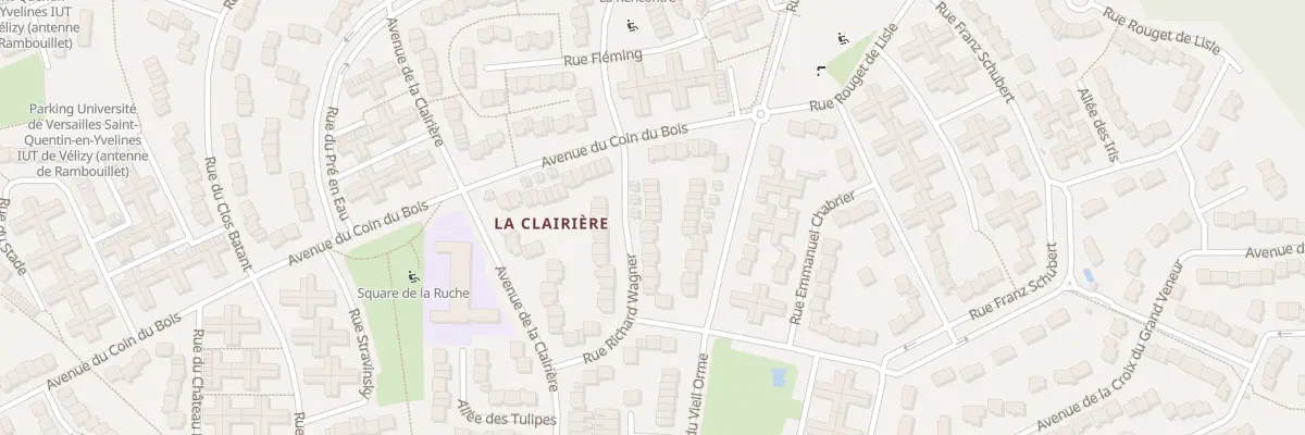 Plan du 11 Rue Richard Wagner à Rambouillet