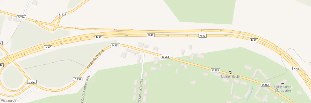 Plan du 11 Rte de l’Eglise à Nabringhen