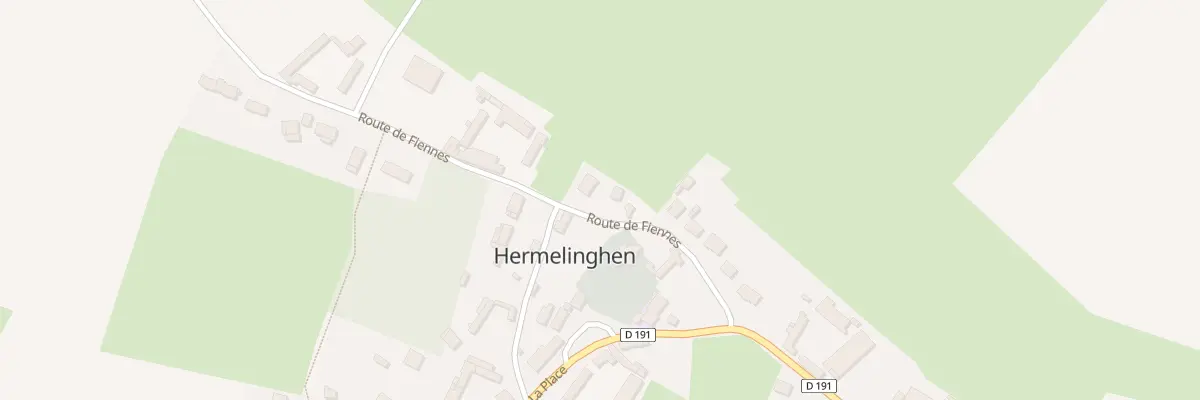 Plan du 154 Rte de Fiennes à Hermelinghen