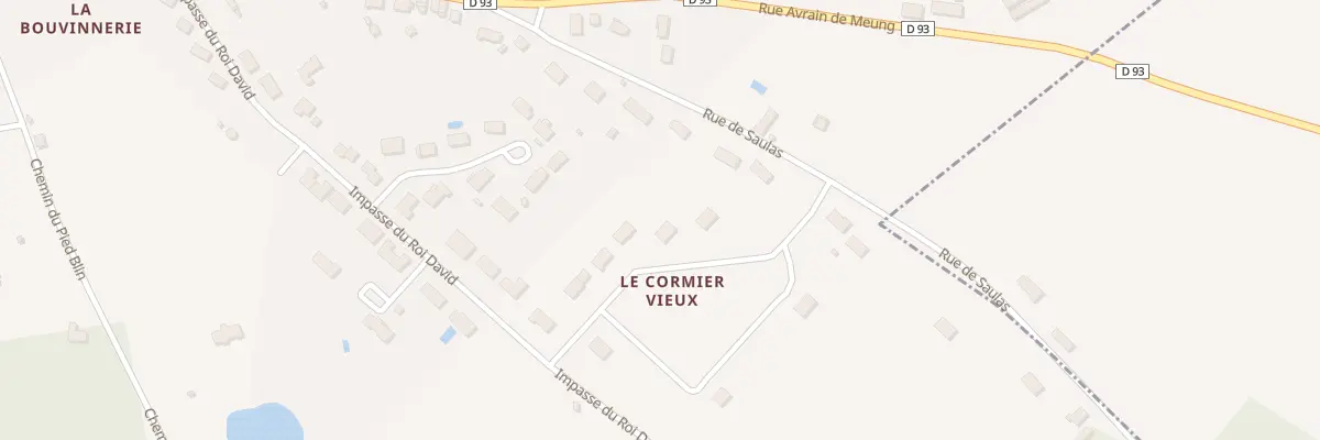 Plan du 121 Rue des Trois Merlettes à La Ferté-Beauharnais