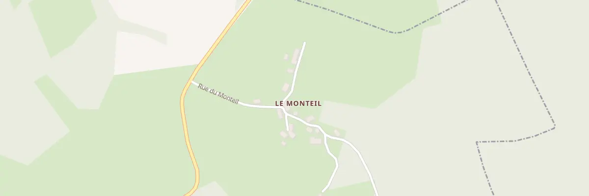Plan du 5006 Le Monteil à Lacelle