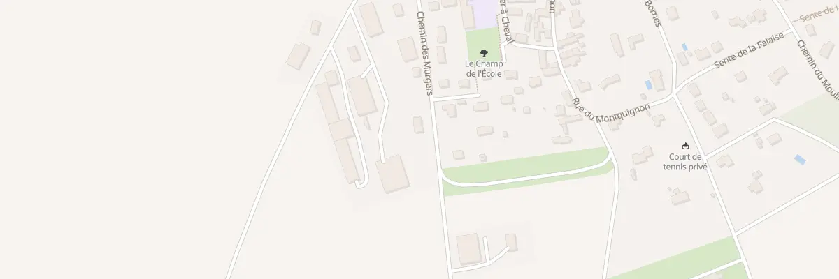 Plan du 2 Che des Murgers à Montainville