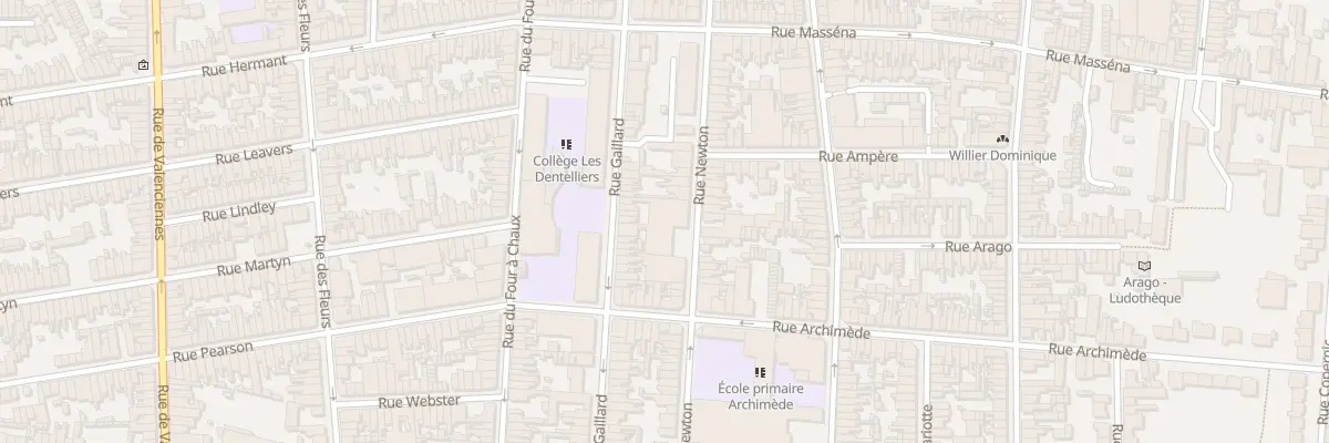 Plan du 52 Rue Newton à Calais